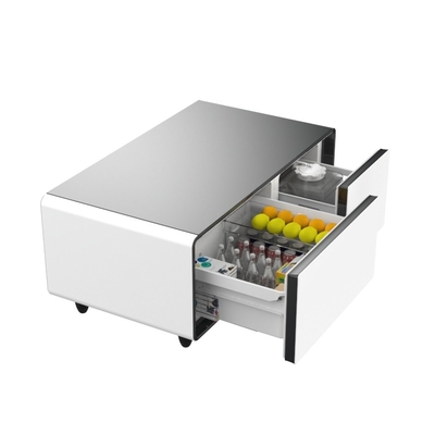 Prime 2024 Smart Café Mesa Frigorífico Móveis para casa com frigorífico 45kg peso bruto