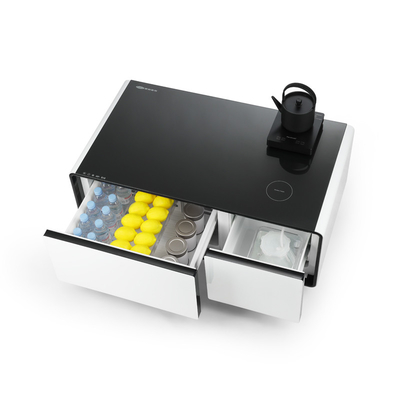 Família 2024 Primeira geladeira com Mini Smart Coffee Table e geladeira embutida