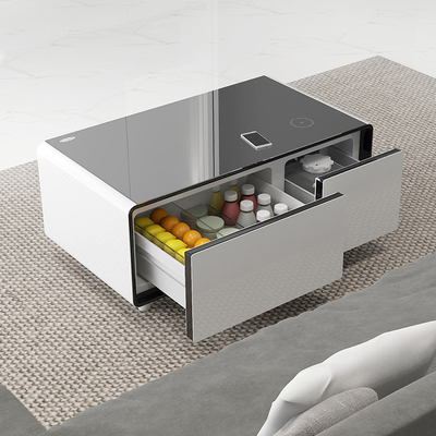 Refrigerador de mesa de café inteligente multifuncional para móveis domésticos gerais