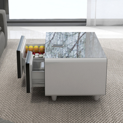 Refrigerador de mesa de café inteligente multifuncional para móveis domésticos gerais