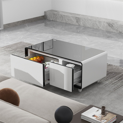 Mini-refrigerador Smart Coffee Table com Função de Wine Cooler e Music Player